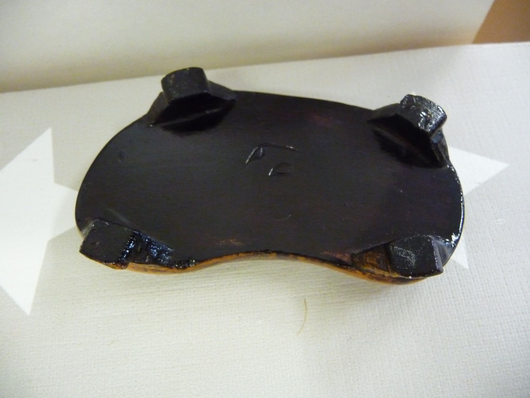 Figurines: Katze Büsi auf Holzsockel – D'occasion à Rafz par Powacaddy 3
