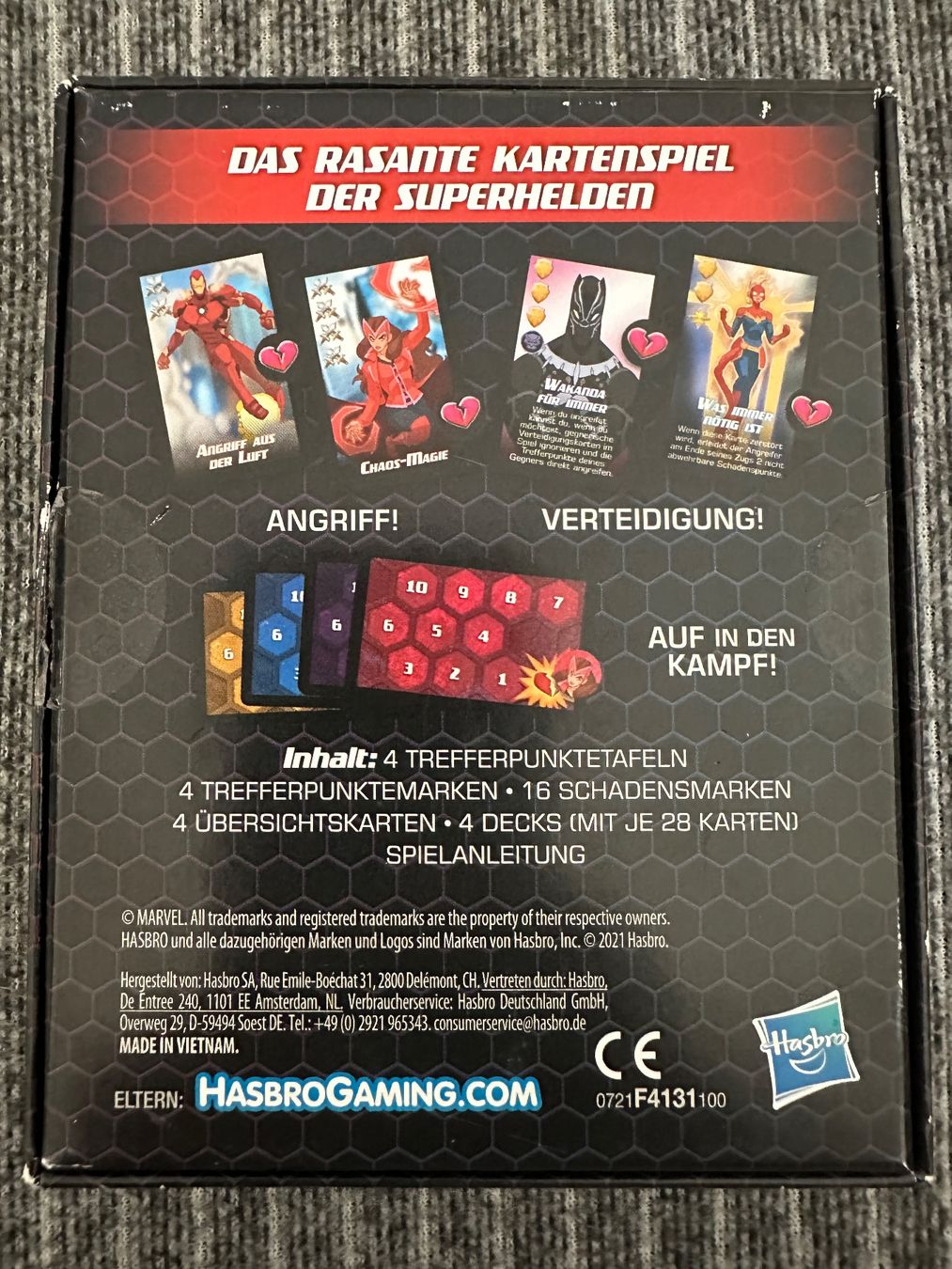 Hasbro Giochi: Marvel Mayhem - Kartenspiel – Nuovo (secondo la descrizione) da Dierikon venduto da Butcherboy 1