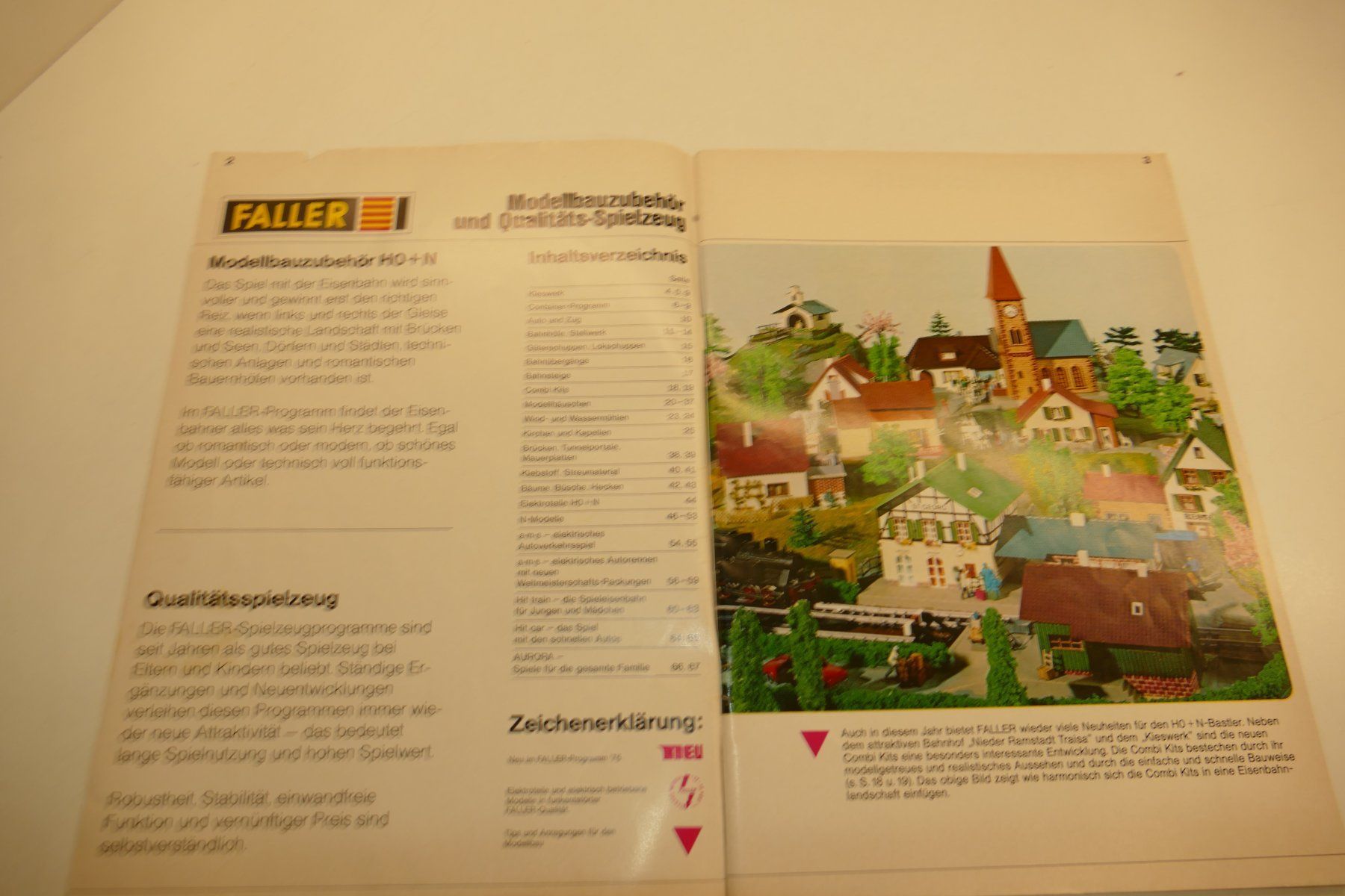 Faller Modellini di ferrovie: Faller: Gesamt-Katalog 1975/76 – Usato da Niederhasli venduto da rail-duerst 1