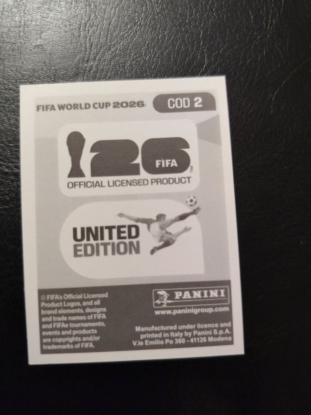 Panini Carte collezionabili: Panini FIFA World Cup 2026 COD 2 – Nuovo (secondo la descrizione) da Matzingen venduto da Clie42 1