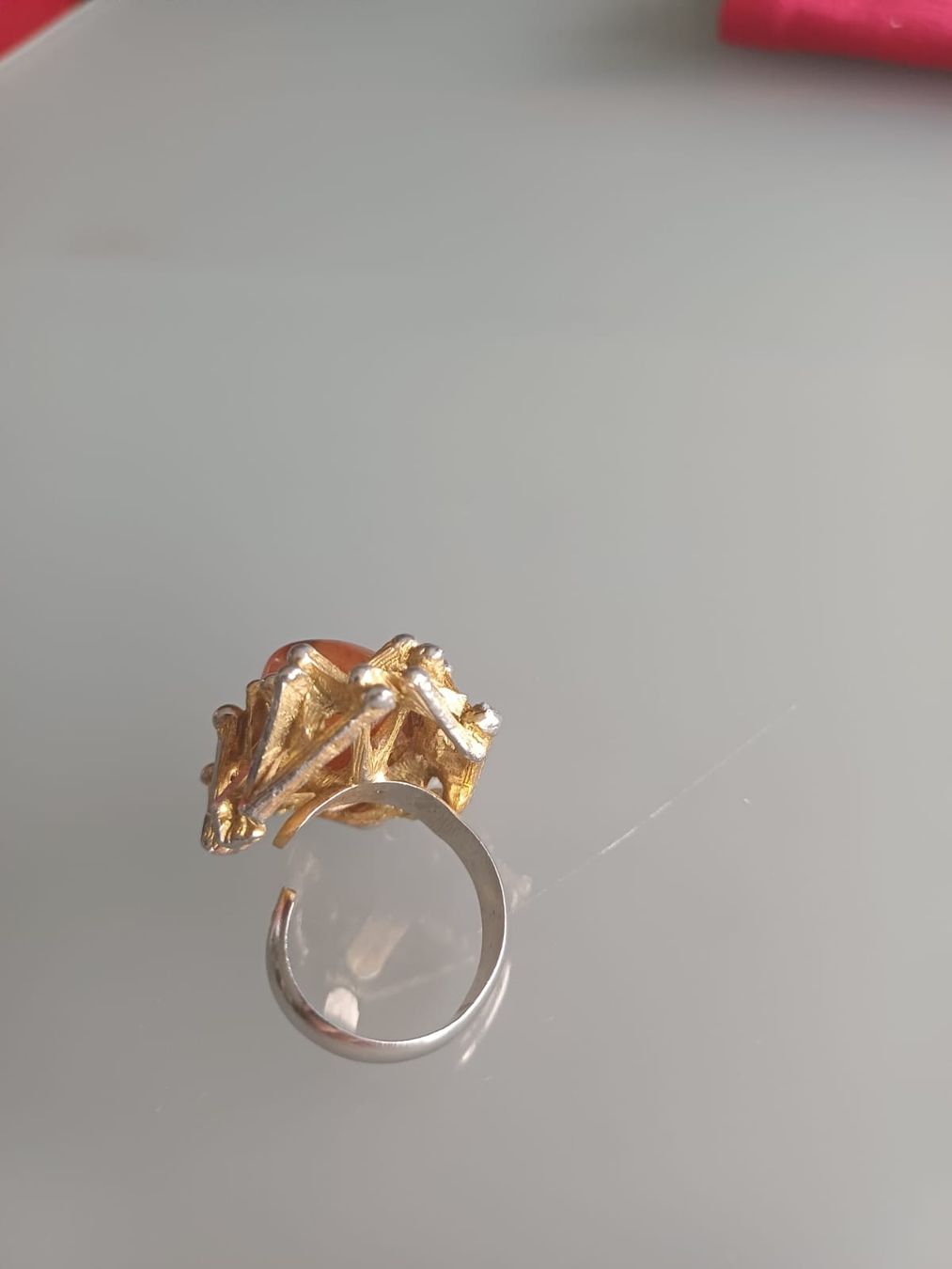 Ringe: Bague avec pierre Cornaline – Gebraucht aus Collonges von cam_72xf 3