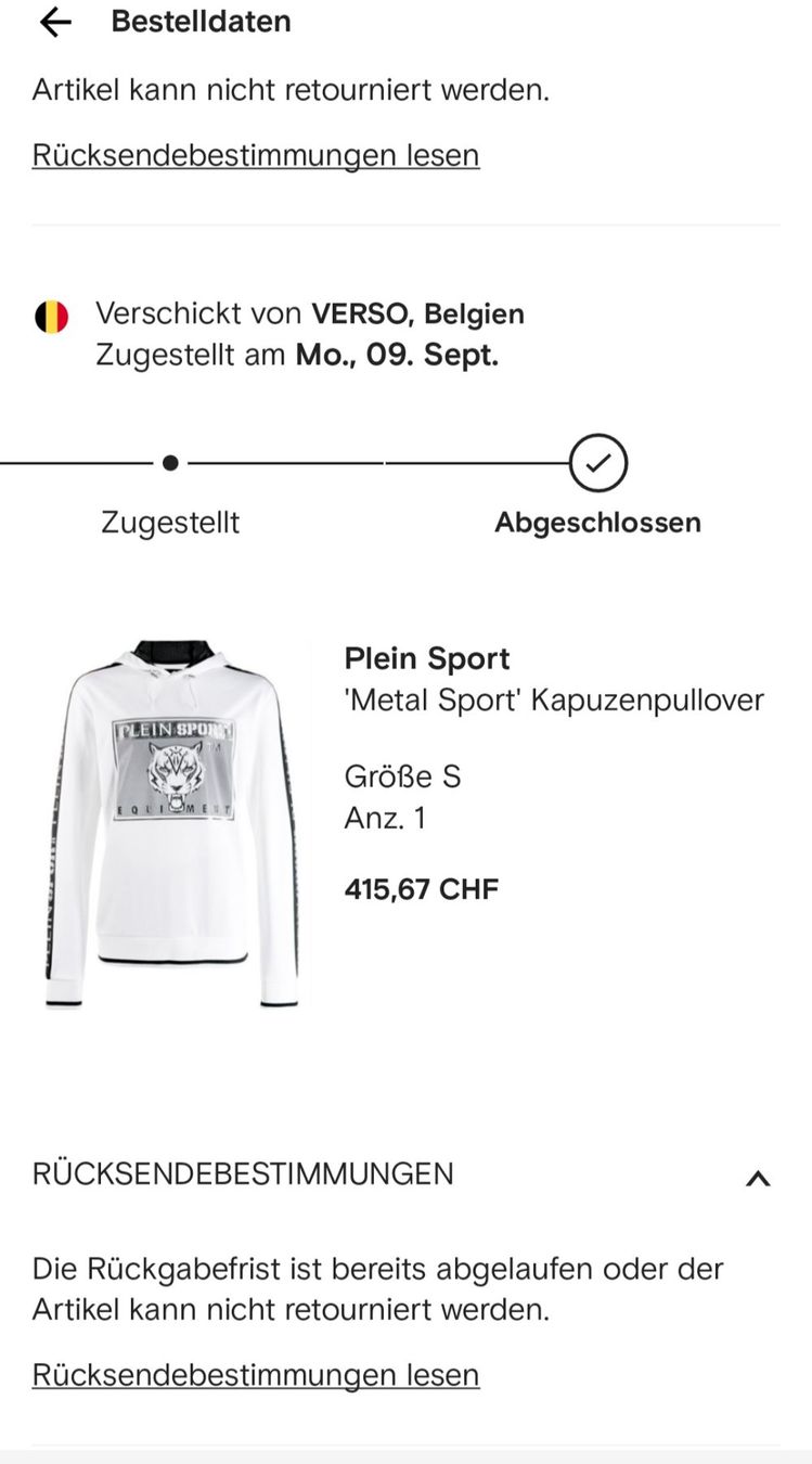 Philipp Plein Maglioni & Felpe: Philipp Plein Sweatshirt / Kapuzen-Pullover Gr.S – Nuovo (secondo la descrizione) da Kreuzlingen venduto da RahMal 8