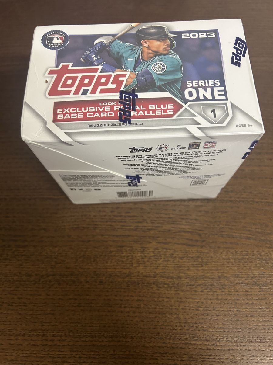 Topps Carte collezionabili: Topps MLB Baseball 2023 Series One Box – Nuovo e nell'imballaggio originale da Münchwilen AG venduto da dome_444 2