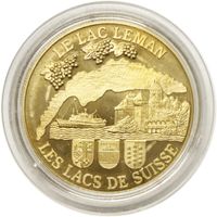 Medaille "LE LAC LEMAN" LES LACS DE SUISSE