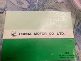 Honda Generator E300, von 1970, Handbuch
