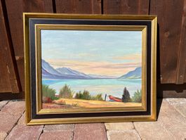 Thunersee mit Stockhornkette von F.J. Erismann    (ID M393)