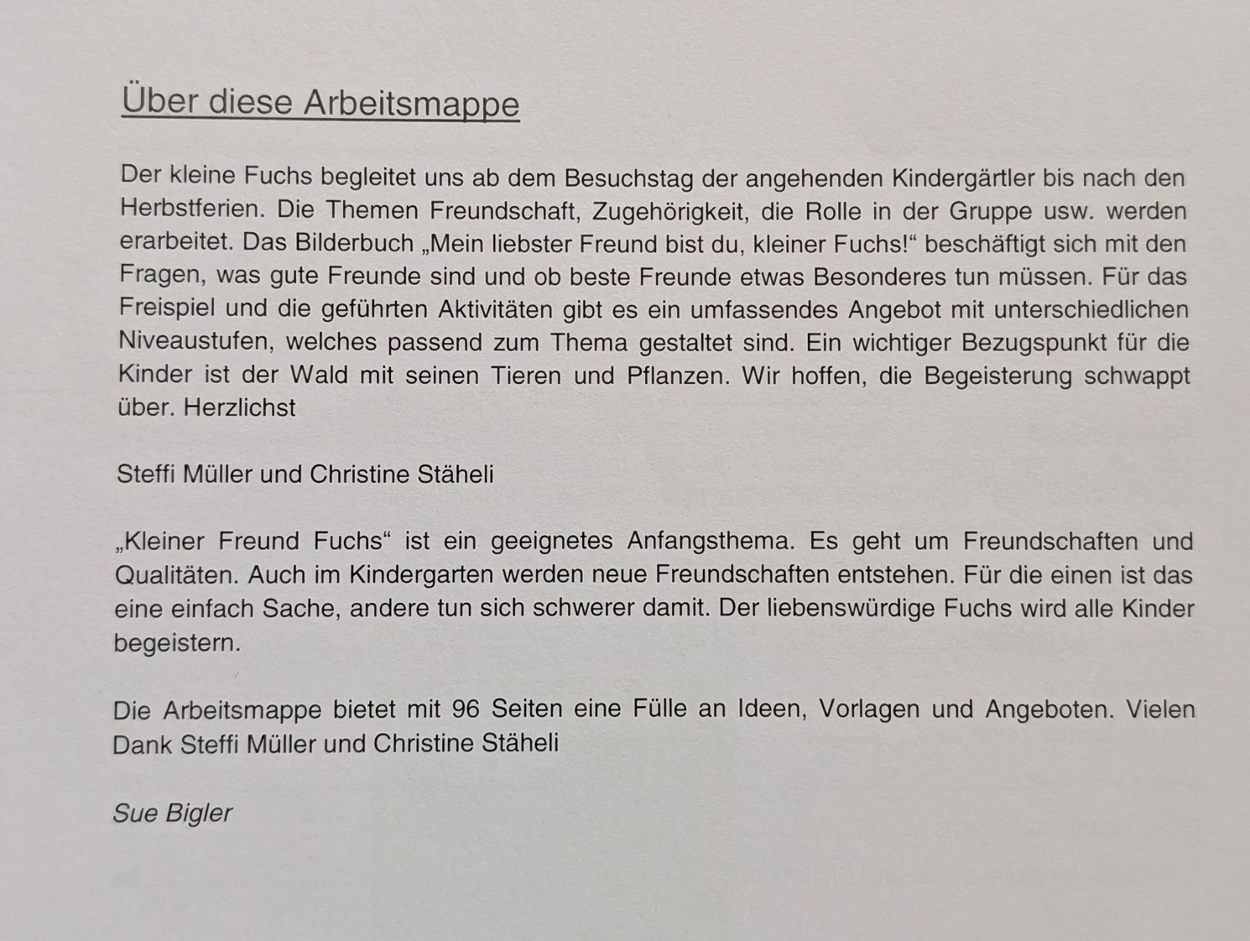 Libri: Kindergartenarbeitsmappe: Kleiner Fuchs – Usato da Weite venduto da Nur63 1