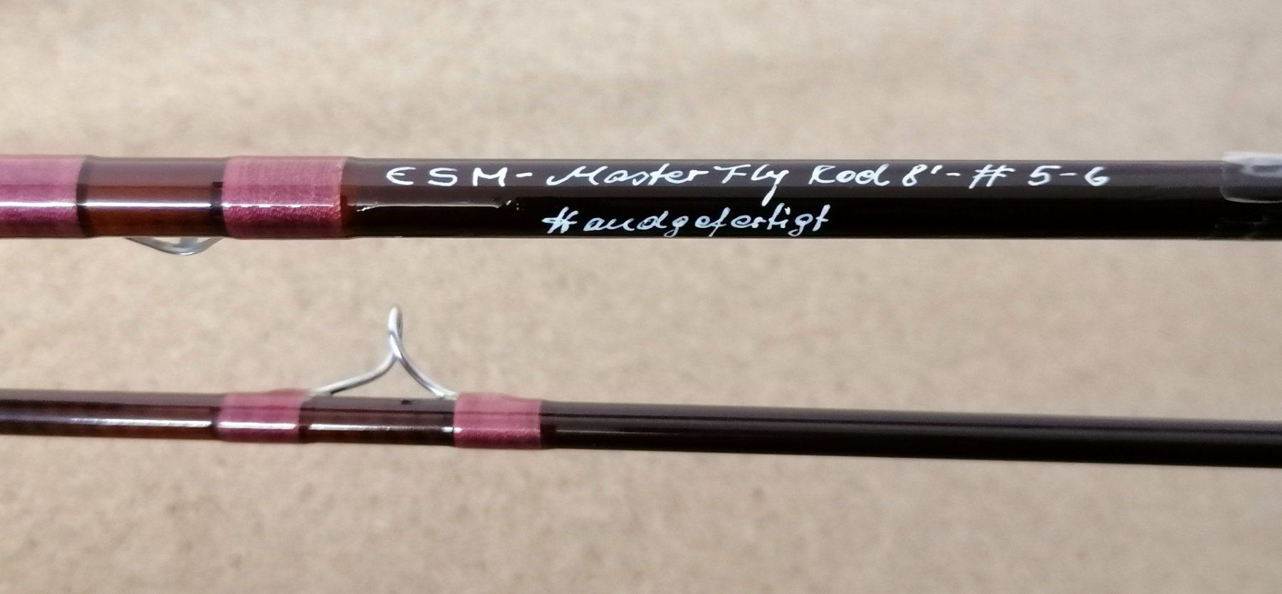 Canne da pesca: Fliegenrute ESM Master 5/6wt 2-teilig mit Rohr – Usato da Reinach BL venduto da fliegenrolli 5