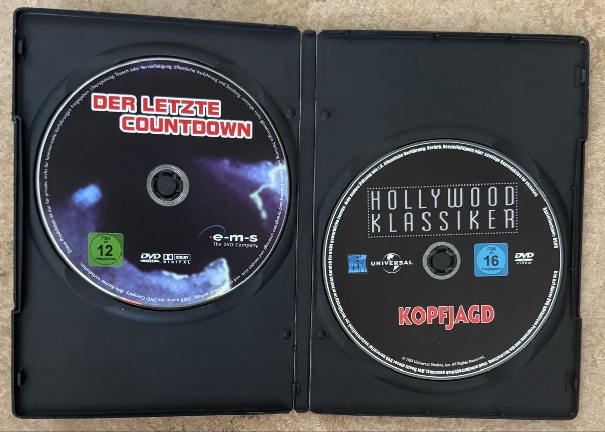 Tutti i DVDs: DER LETZTE COUNTDOWN UND KOPFJAGT  – Nuovo (secondo la descrizione) da Dietikon venduto da AndreaSch01 2