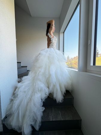 80% Rabatt auf traumhaftes Designer-Prinzessin-Brautkleid