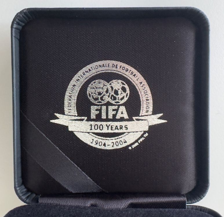 Toutes les monnaies: 100 Jahre FIFA 20 Fr. Gedenkmunze PP - Rare – Neuf avec emballage d'origine à Zürich par mar_2tjh 5
