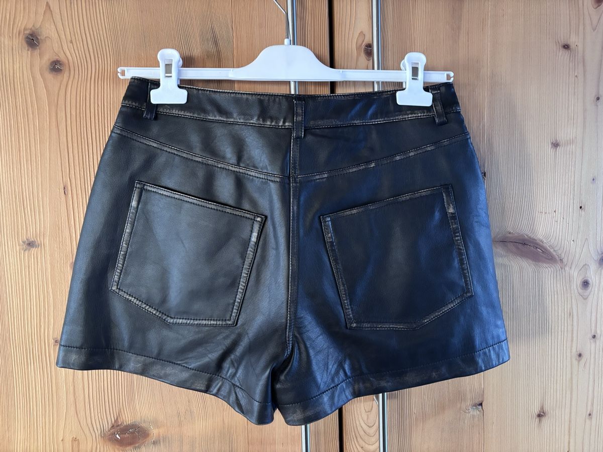 Hosen: Short 2ndday en cuir noir, taille 38 – Neu (gemäss Beschreibung) aus Bulle von nathydaenzer 1