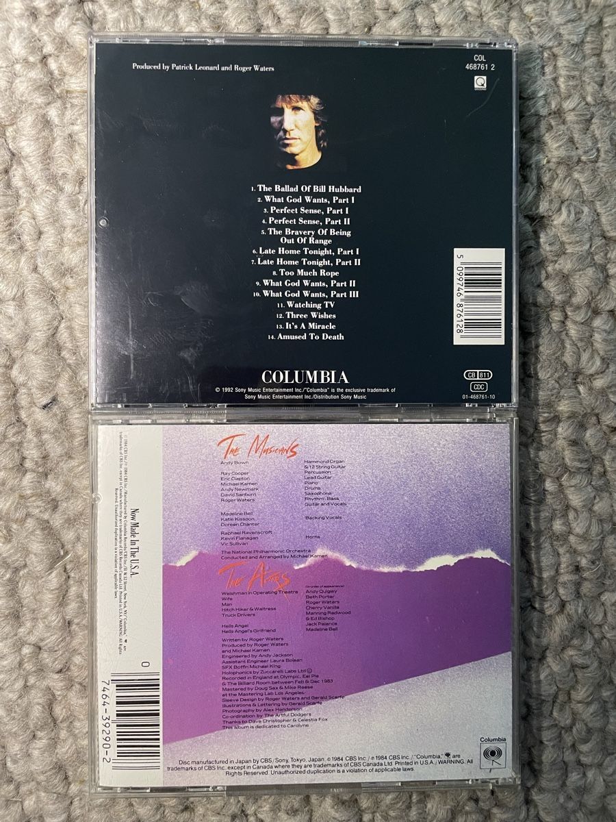 CDs: 2x Roger Waters – D'occasion à Reinach AG par trigger7811 1