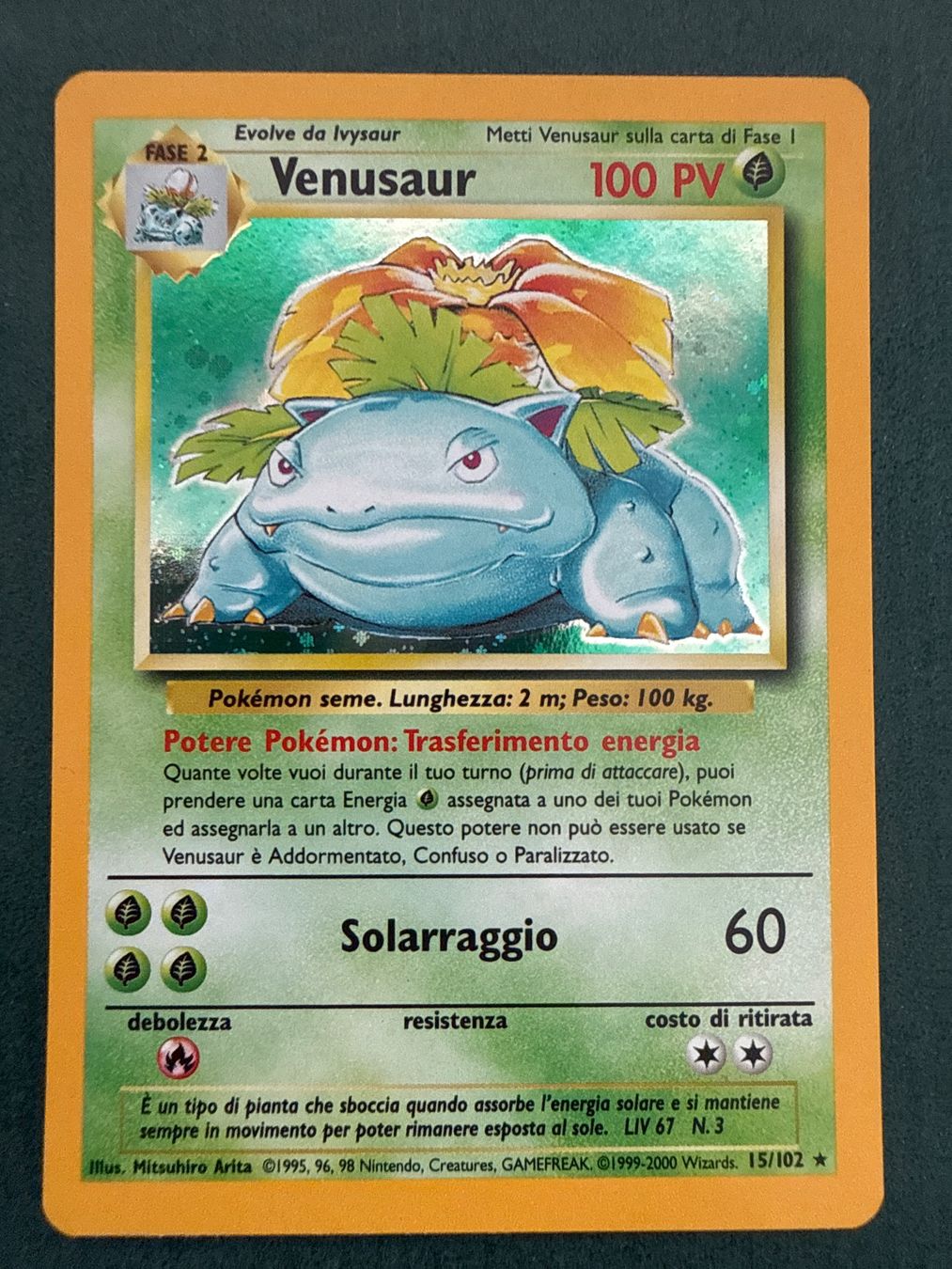 Pokémon Carte collezionabili: Pokémon – Venusaur 1999 – Usato da Estavayer-le-Lac venduto da Swisspoke 1