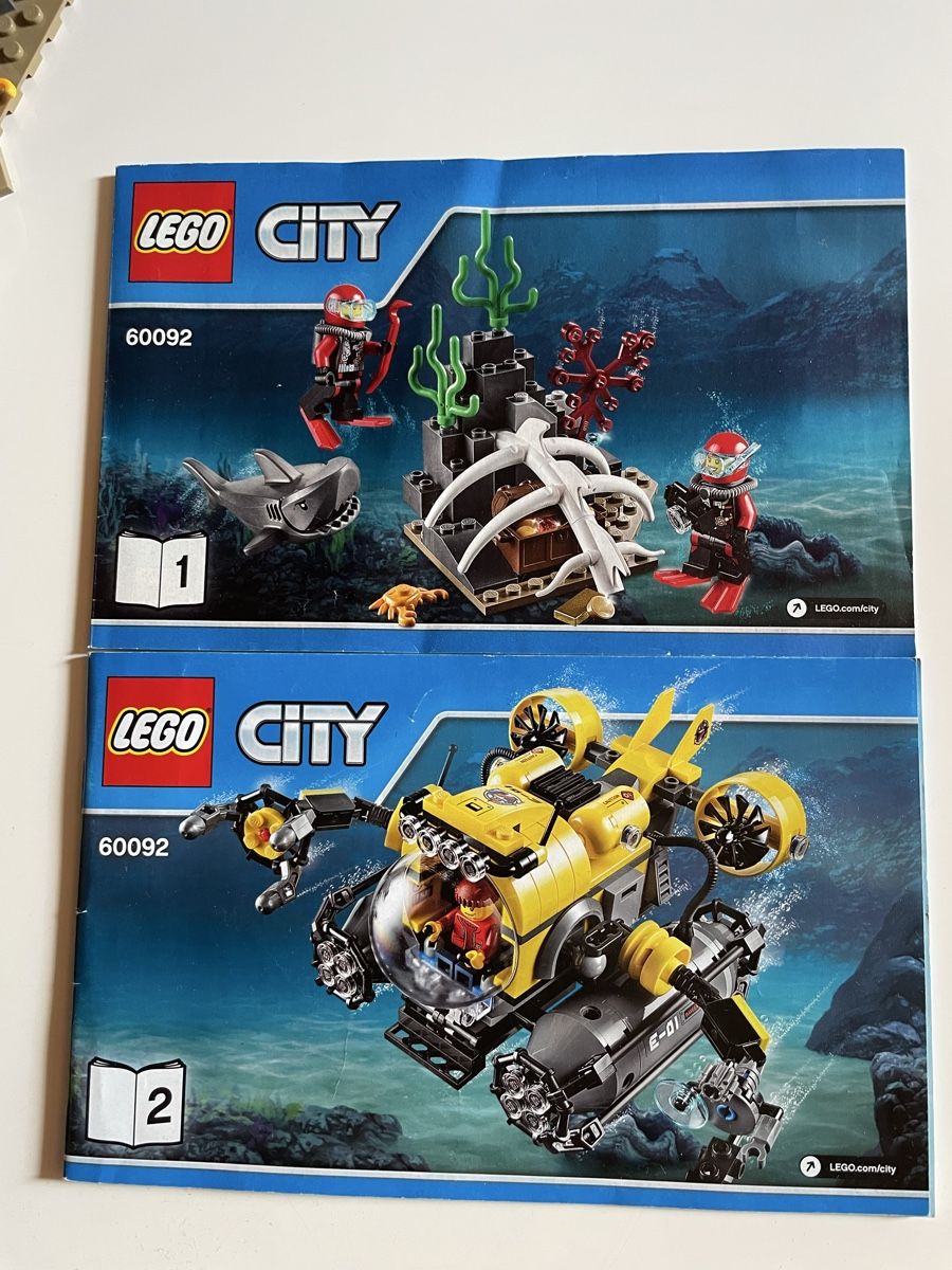 Lego Kit di costruzioni: LEGO City 60092 U-Boot Set gebraucht mit Anleitung, komplett – Usato da Domat-Ems venduto da Amanda78 1