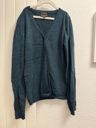 Cardigan Cashmere Collection grün 100% Kaschmir Grösse XS
