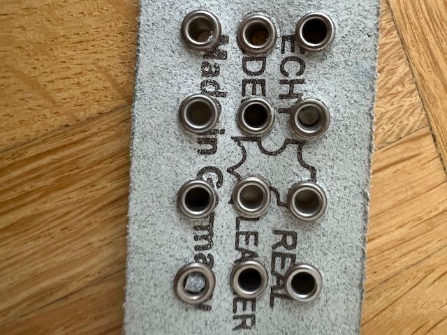 Gürtel: Gurt "Vanzetti" original, Leder, weiss, NEU! – Neu (gemäss Beschreibung) aus Walenstadt von ricamul 7