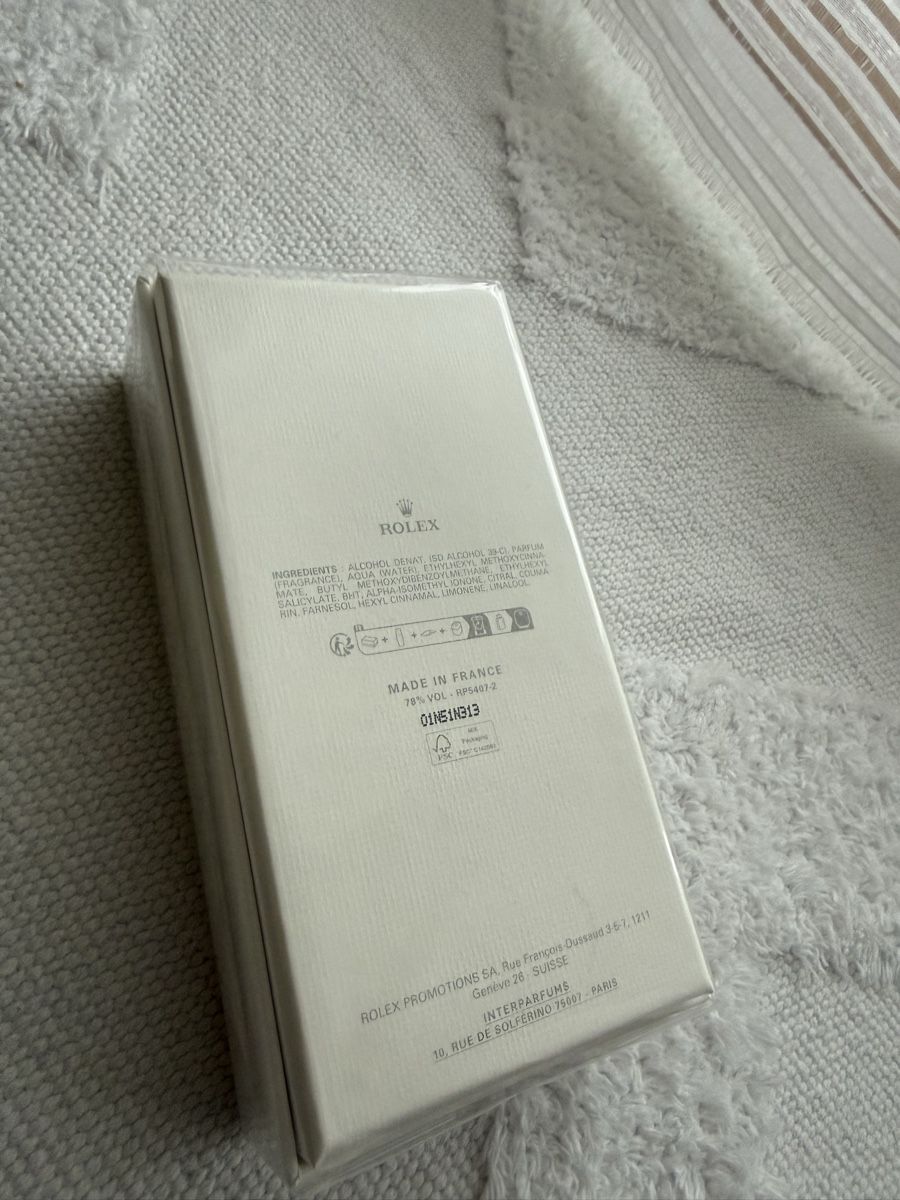 Rolex Profumi & Eau de Toilette: Rolex Parfüm unisex – Nuovo e nell'imballaggio originale da Wil SG venduto da xrnvani 1