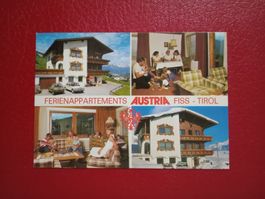 AK Austria Fiss Tirol Ferien Appartements Austria alte Autos