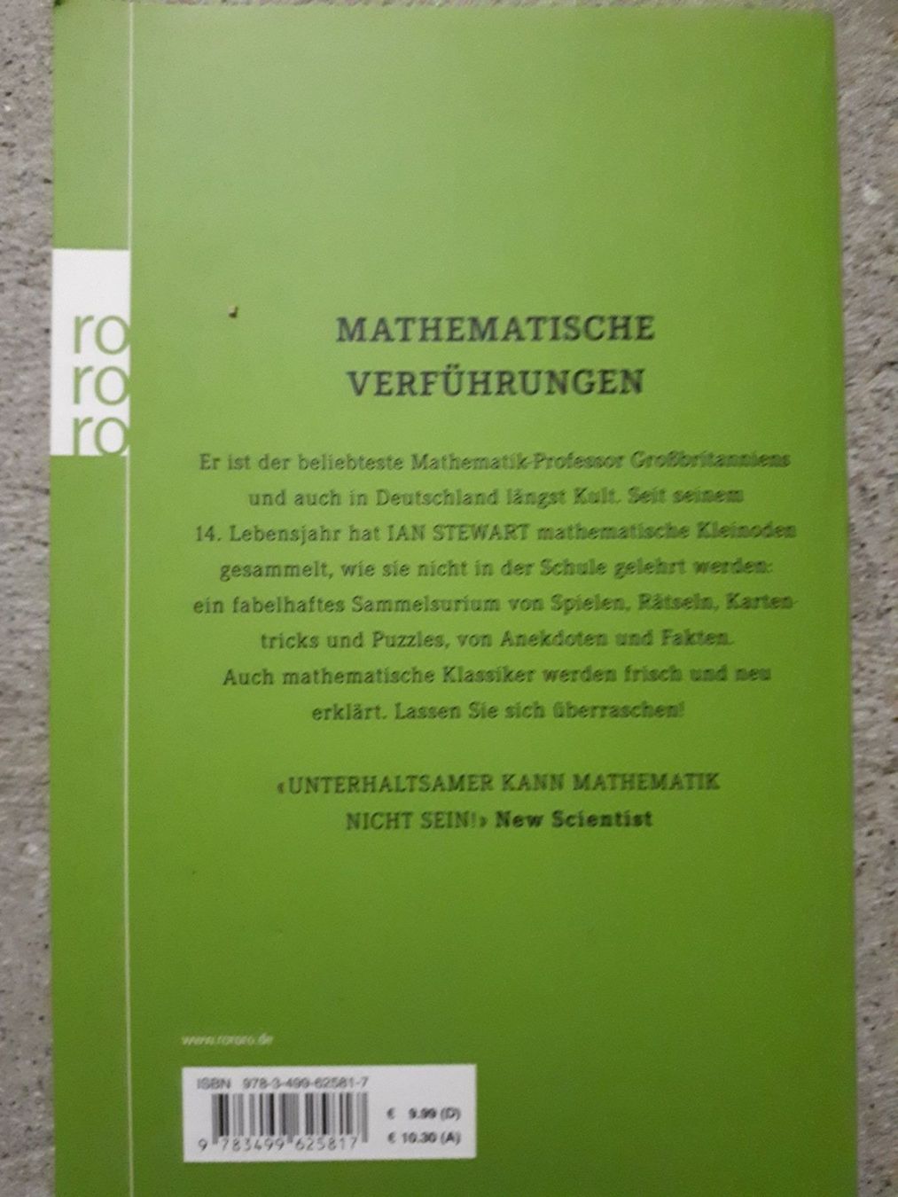 Libri: Professor Stewarts mathematisches Sammel – Usato da Basel venduto da Alacant 1