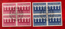 4 er Block Nr.708/709 mit VollStempel Bern