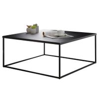 Couchtisch  80 x 80 cm, Tischplatte und Gestell Metall