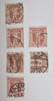 6x Helvetia Schweiz 1907 TELLKNABE 3 Rp.guter Zustand.