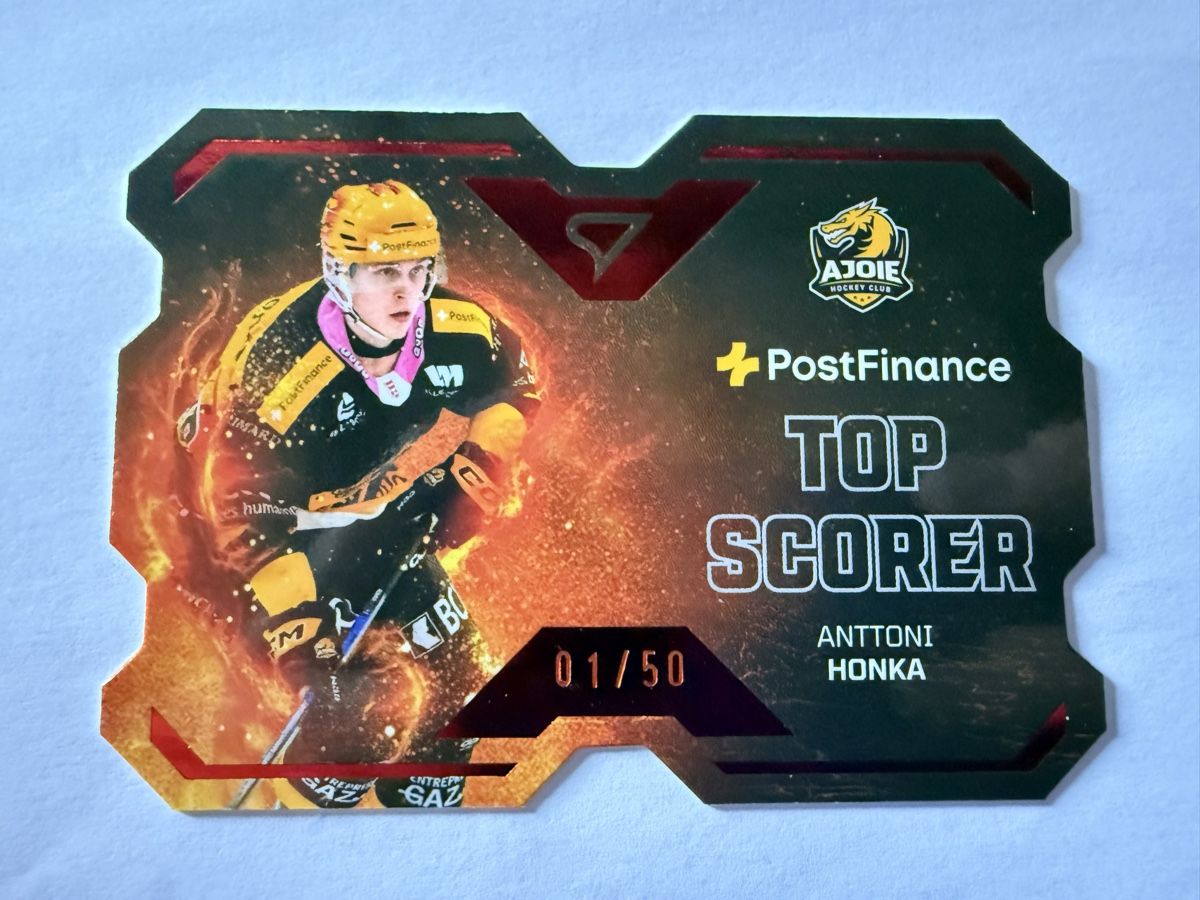 Sportzoo Carte collezionabili: 01/50 - Anttoni Honka - Top Scorer – Nuovo e nell'imballaggio originale da Réchy venduto da Leeroy1998