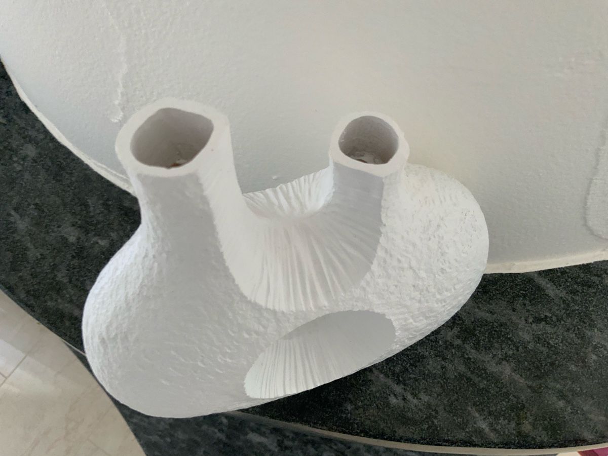 Vasi & Recipienti: Blumenvase, weiss, noch nie gebraucht – Nuovo e nell'imballaggio originale da Oberwil venduto da xdb_gw6t 2
