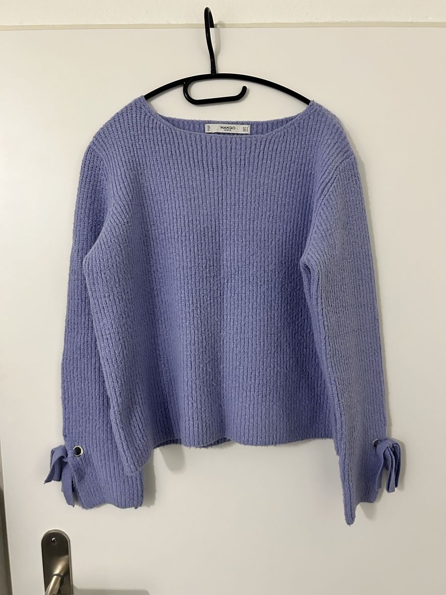Mango Maglioni & Felpe: Mango Strickpullover Lila mit Schleife, Gr. M - Neuwertig! – Nuovo (secondo la descrizione) da Pratteln venduto da esr_5z52