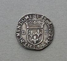 Frankreich ++ 1/4 Ecu 1643 L