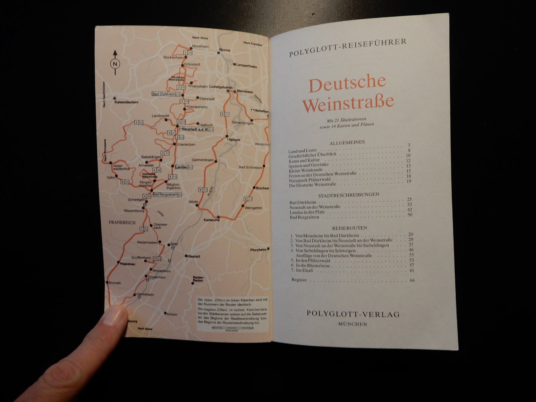 Livres: Reiseführer "Deutsche Weinstrasse", Polyglott – D'occasion à Erstfeld par Mario_boe0 1