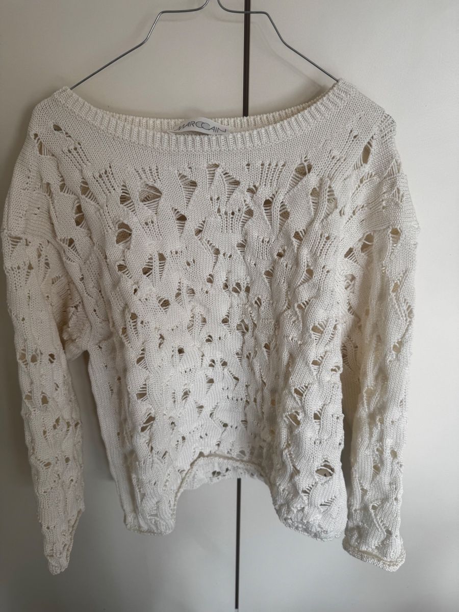 Marc Cain Maglioni & Felpe: MarcCain Strickpullover cremeweiss 36/38 – Usato da Oberglatt ZH venduto da jul_nhy7