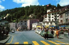 St. Moritz - Oldtimer Zentrum + c1970
