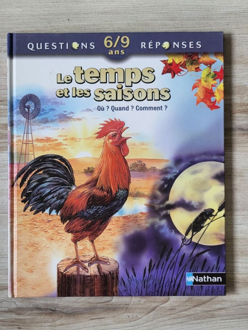 Libri: Livre Questions/réponses - Le temps et les saisons – Usato da Sembrancher venduto da Jbc71