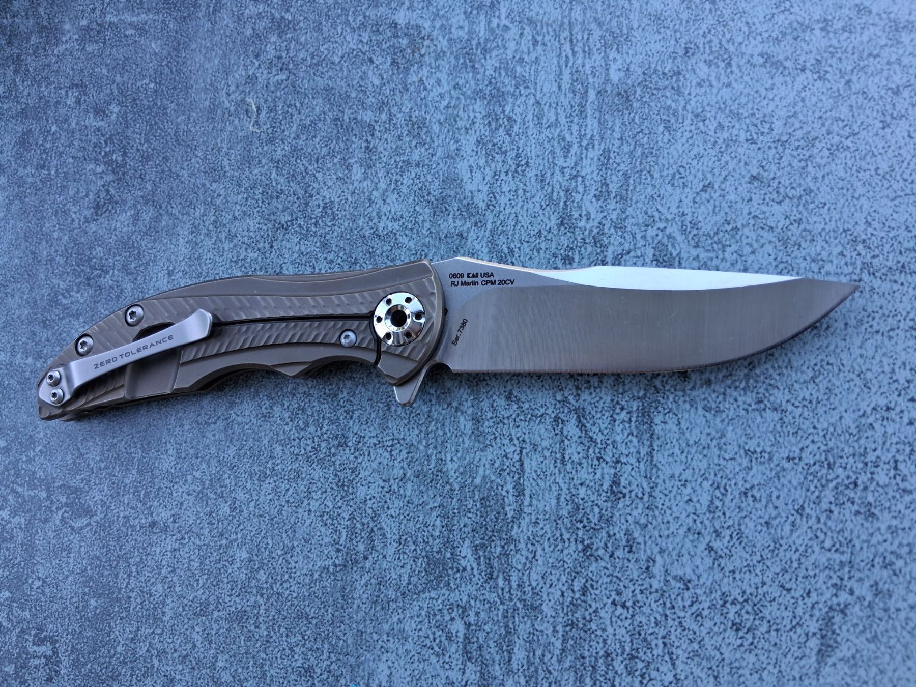 Zero Tolerance Accessori: Zero Tolerance 0609 Taschenmesser, RJ Martin Design – Nuovo (secondo la descrizione) da Bern venduto da Micshap 1