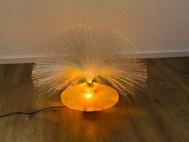 Glasfaser Tischlampe Gelb