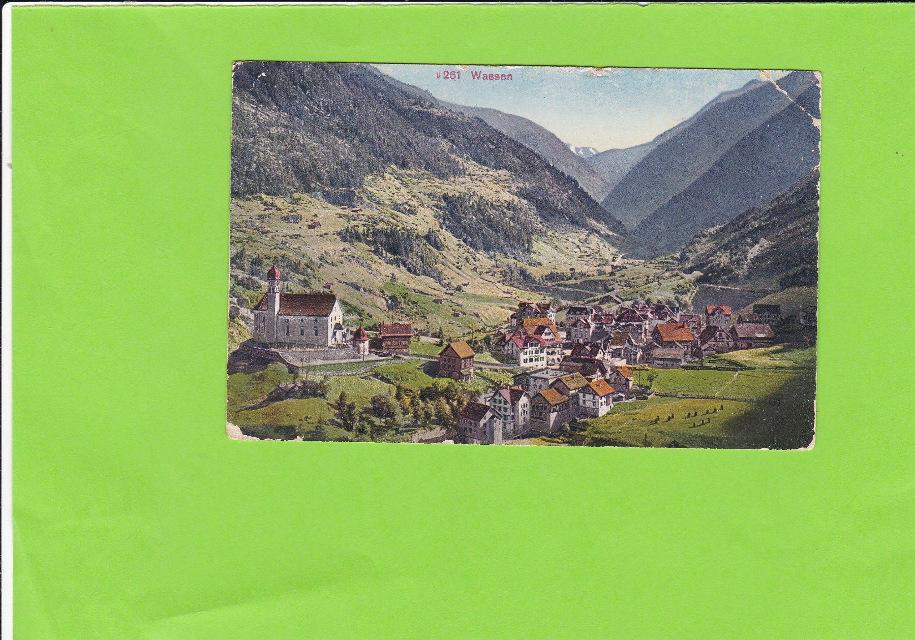 Cartoline postali: Wassen – Usato da St. Peterzell venduto da neckertal