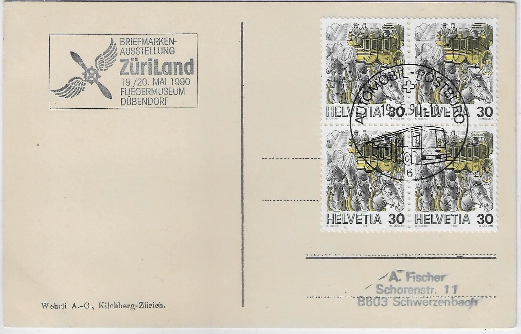 Cartoline postali: Furka-Hotel und Passhöhe - Postkutsche – Usato da Ettingen venduto da Kartenplanet 1