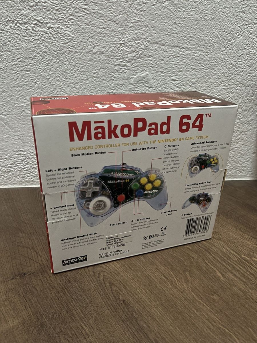 Nintendo Controller: Nintendo N64 Mako Pad Controller – Nuovo e nell'imballaggio originale da Siebnen venduto da TheGrizzlyGus 1