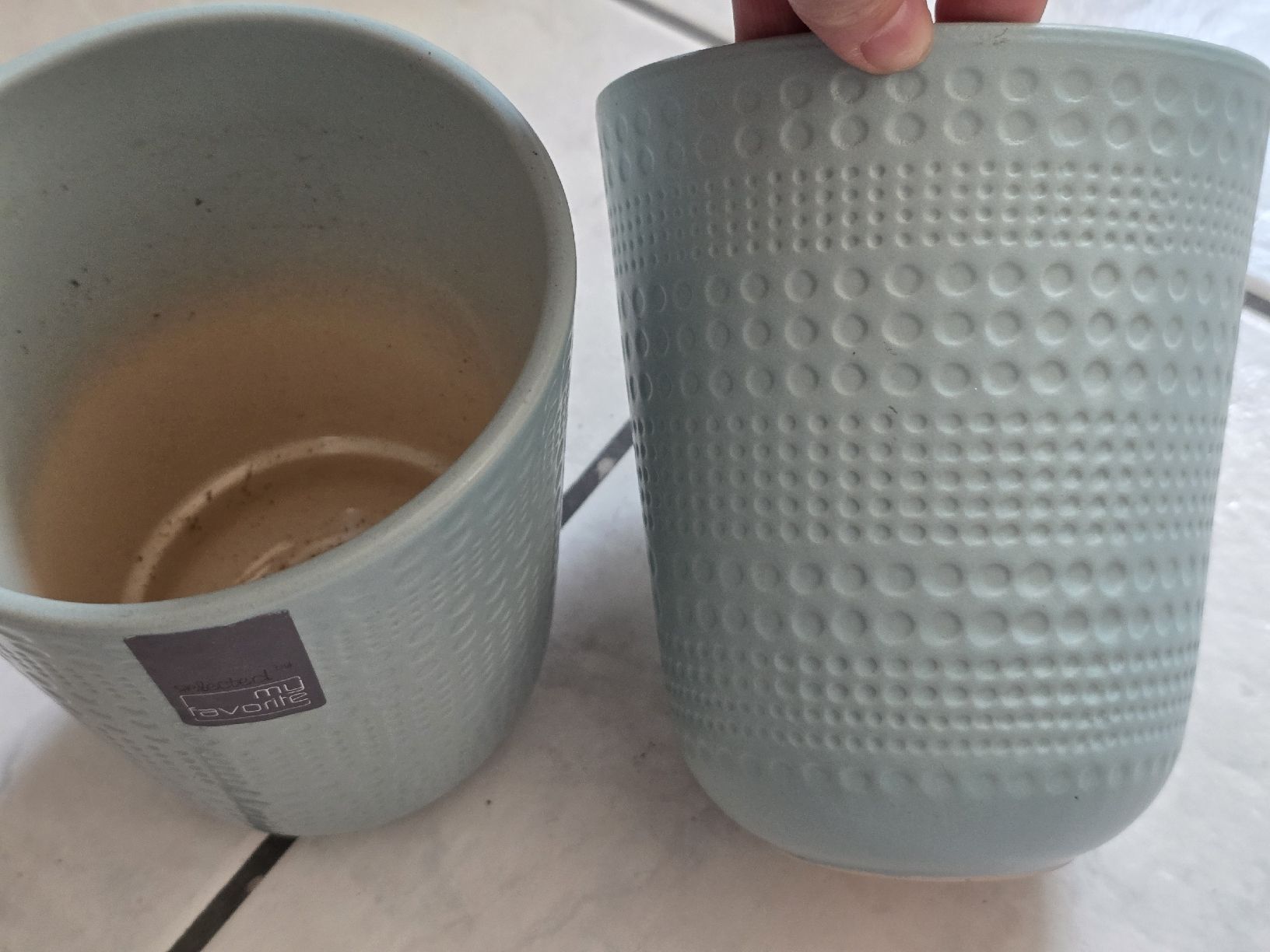 Pots de fleurs: Topf mit schönem Muster – D'occasion à Adlikon par Tami2019 1