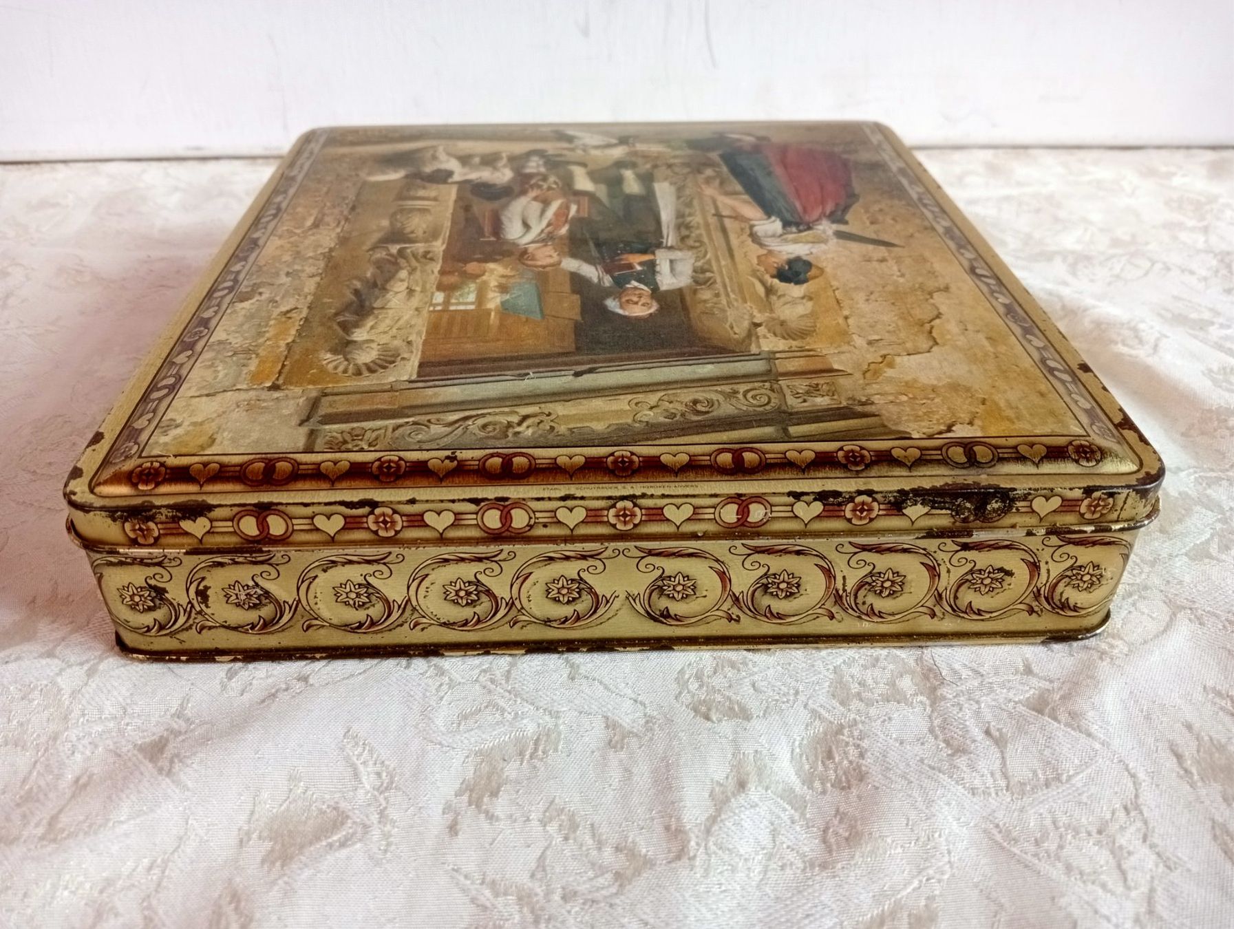 Barattoli: Vintage/ Antik Blechdose Goffret Importe de Belgique – Usato da Oberdorf BL venduto da Barocki888 6