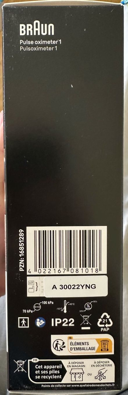 Medizinische Geräte: Original, unopened Braun pulse oximeter 1 – Neu und originalverpackt aus Adliswil von  3