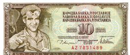 Yugoslavia 10 Dinara 1978 P-87 UNZ