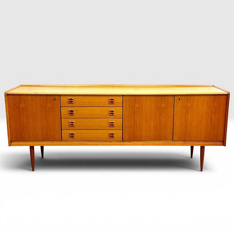 Commodes: Mid Century teak Sideboard – D'occasion à basel par vintory.ch 1