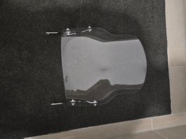 Windschild für eine M 1500  Suzuki