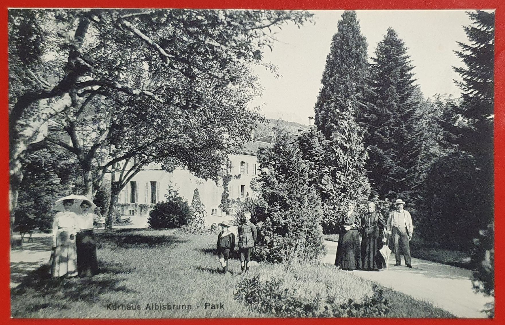 Ansichtskarten: Kurhaus Albisbrunn 1909 – Gebraucht aus Kreuzlingen von Rschweiz1