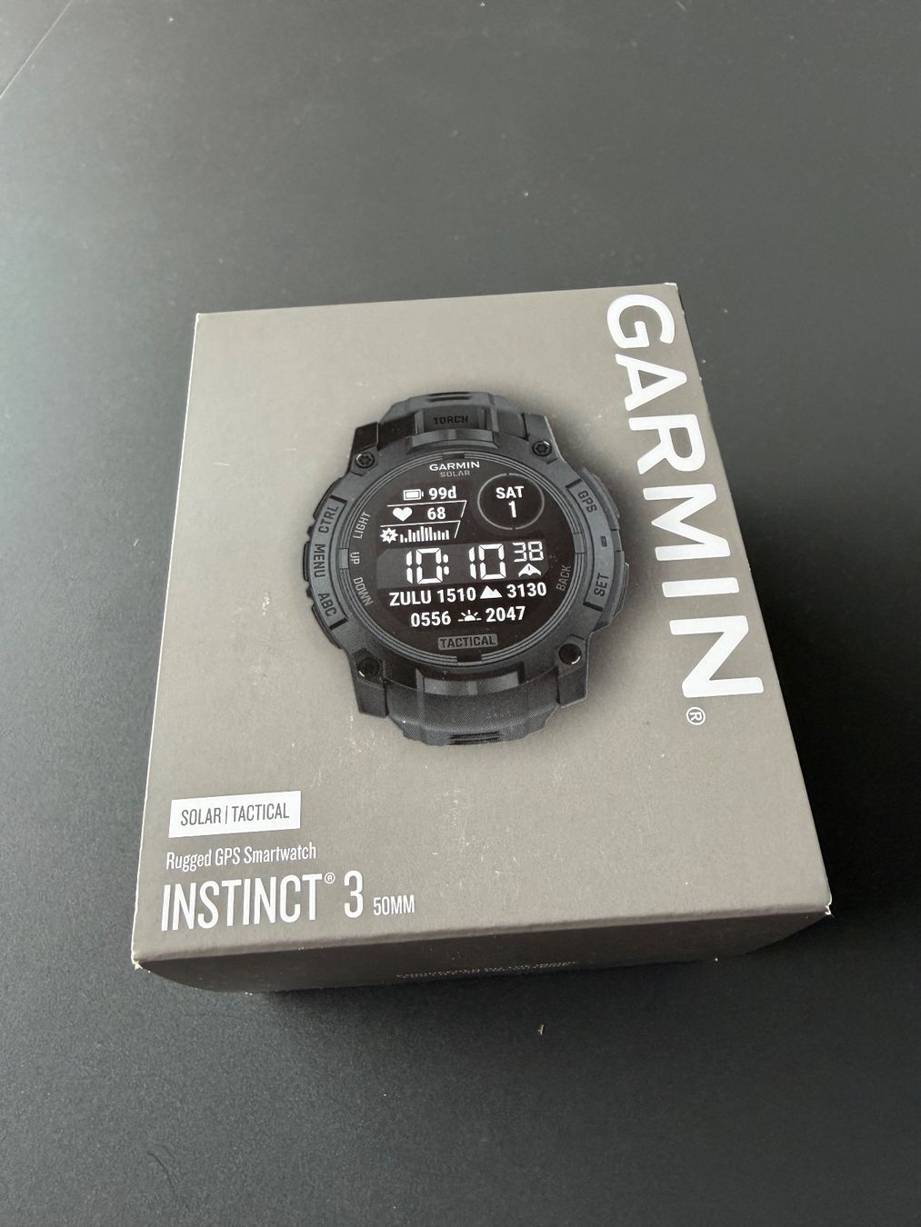 Garmin Smartwatch: Garmin Instinct 3 50mm Tactical Solar – Usato da Zürich venduto da Jack.P