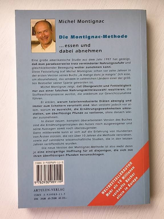 Libri: Die Montignac-Methode von Michel Montignac – Usato da Zürich venduto da bekni 1