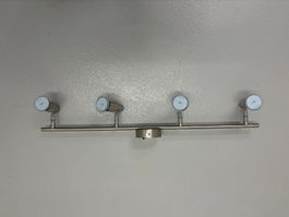 LED Spotbalken 4-flammig, Nickel, GU10